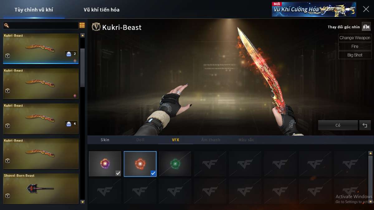 shop acc cf uy tin gia re